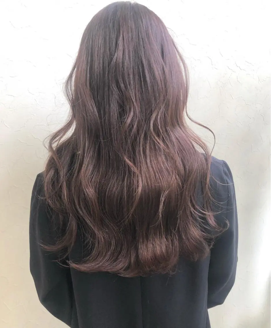ロング カラー nakahara madokaのヘアスタイル