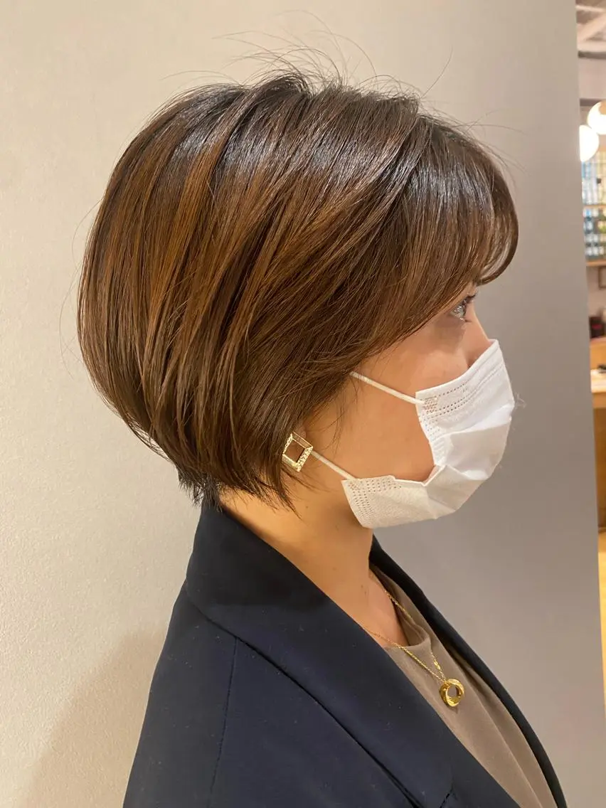 ショート unopulir 景山 凌のヘアスタイル