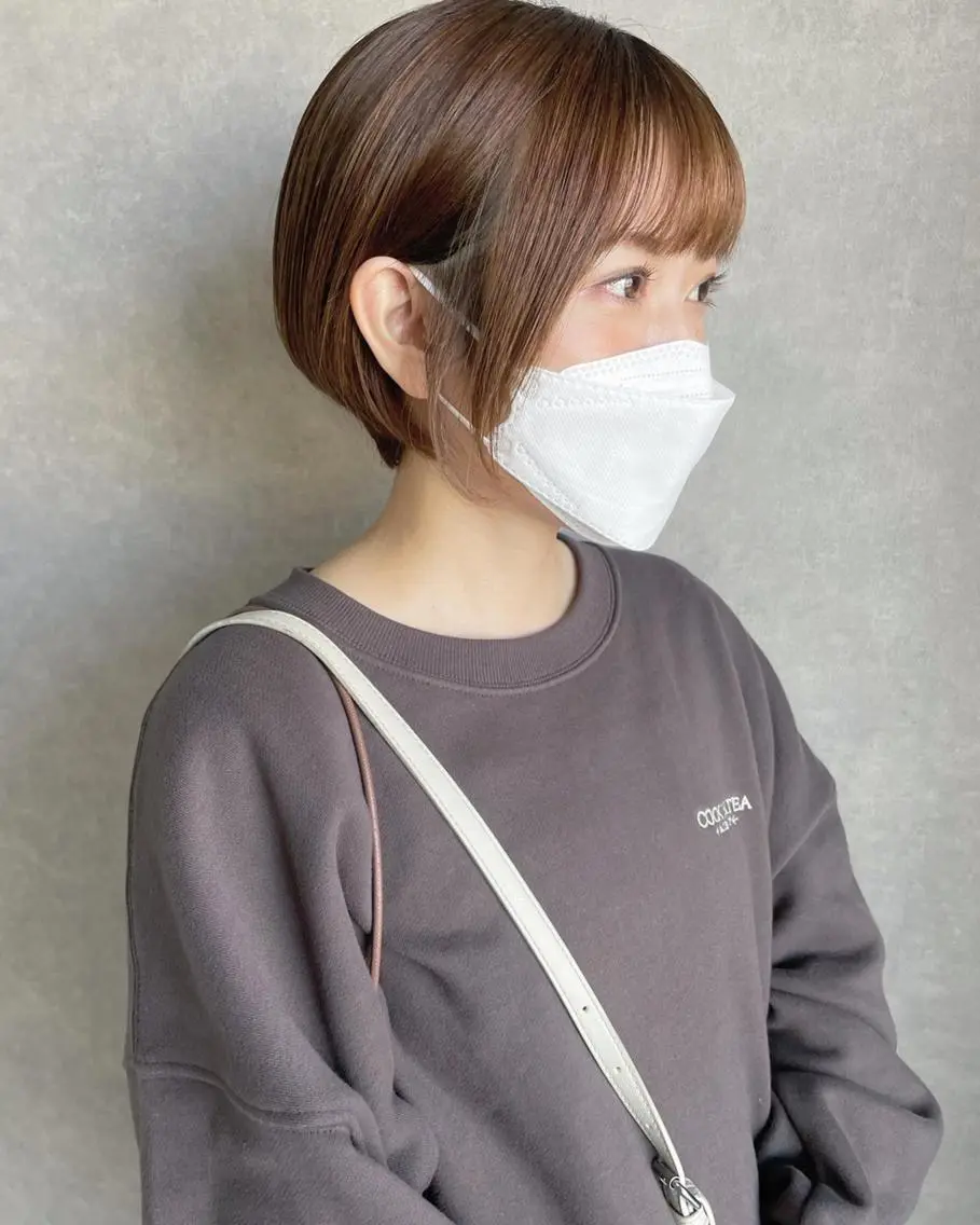 ショート ショートヘア 河原 亮のヘアスタイル