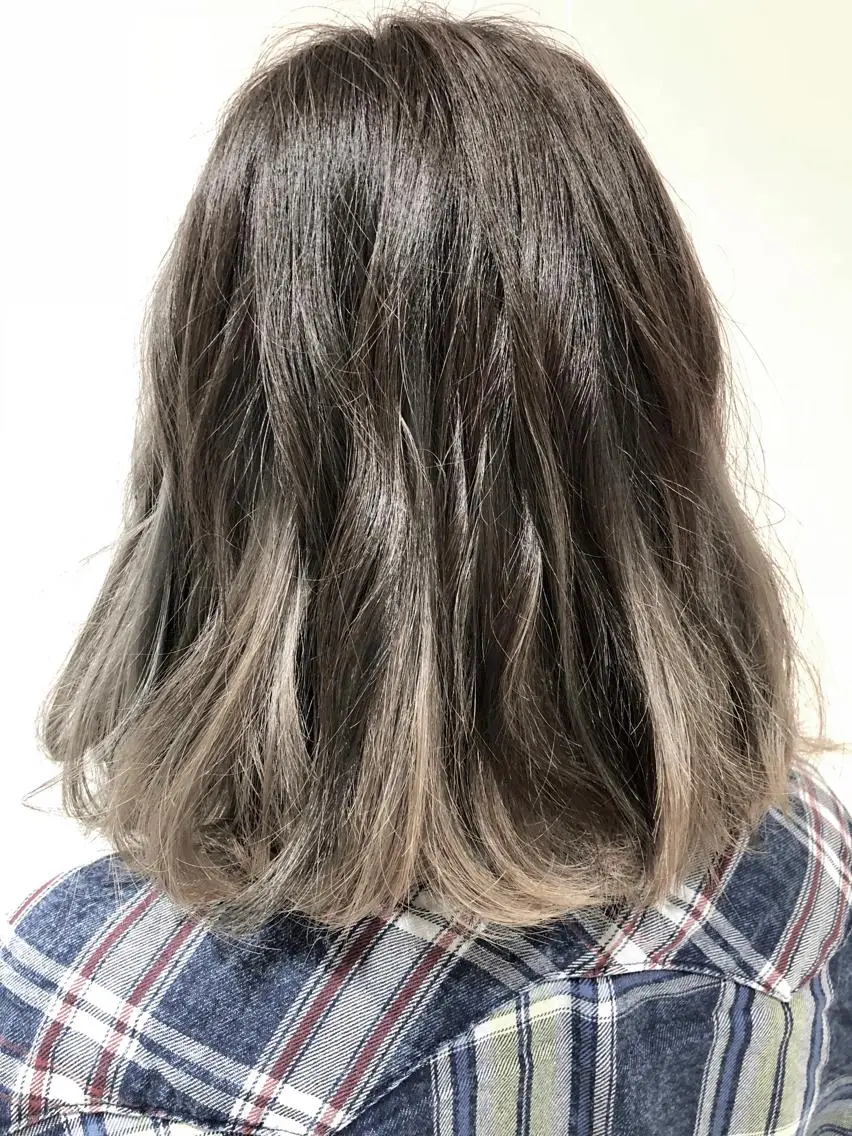 ミディアム カラー ✨髪質改善🎨 杉本賢人のヘアスタイル