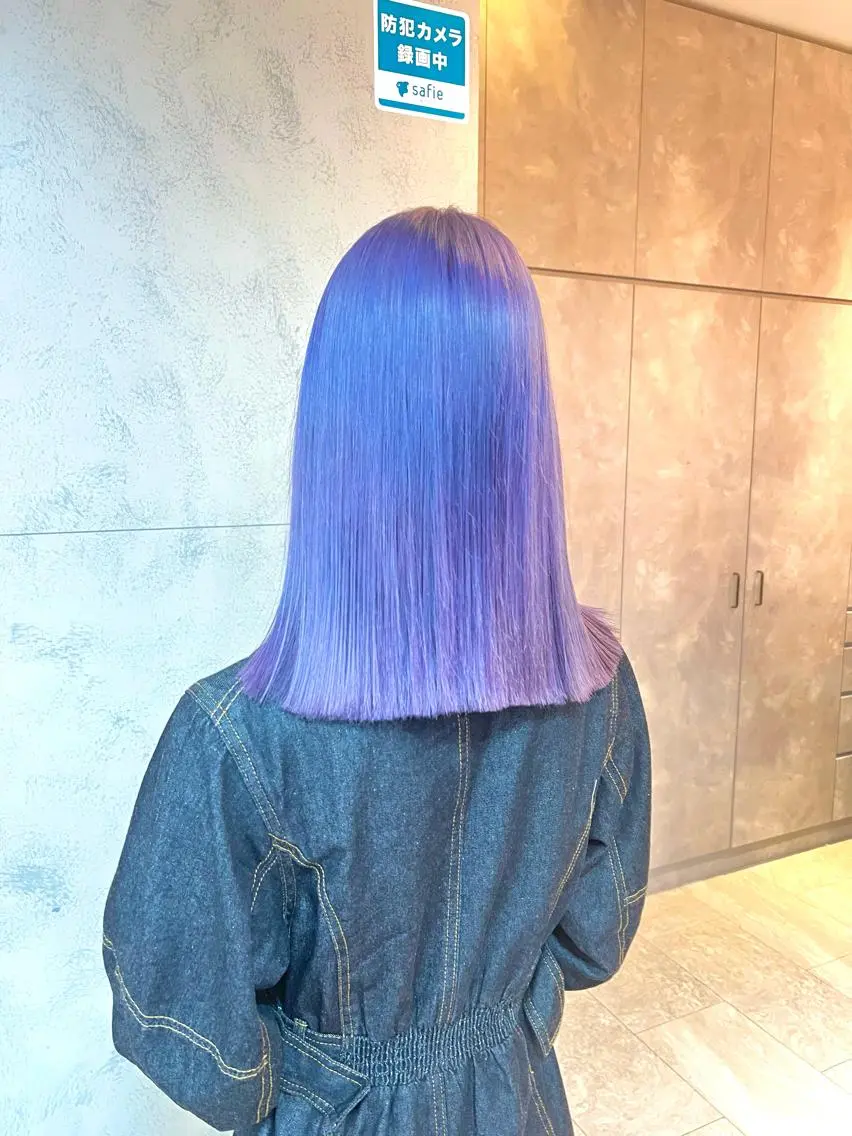 セミロング カラー ヘアカラー トリートメント ヘアセット 🎀透明感 カラー🎀ミズキのヘアスタイル