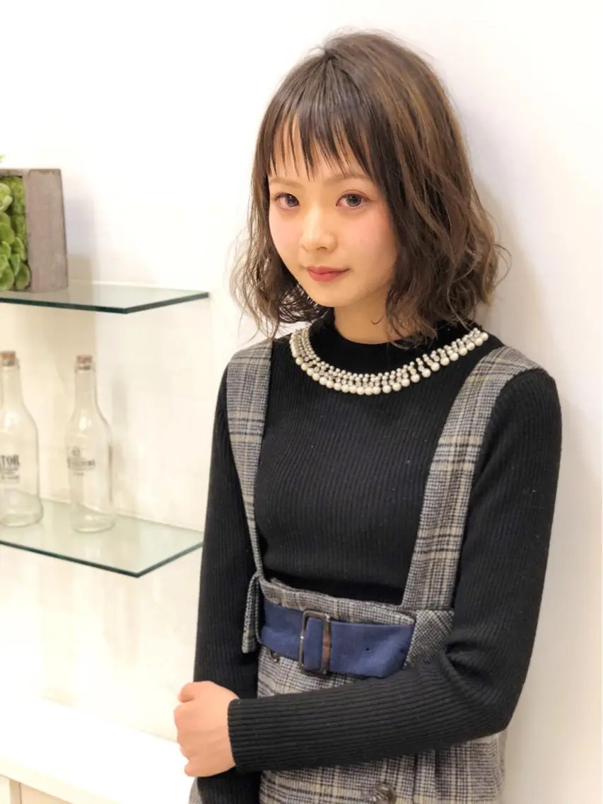 ショート パーマ 外ハネヘア ディレクター ノナカのヘアスタイル
