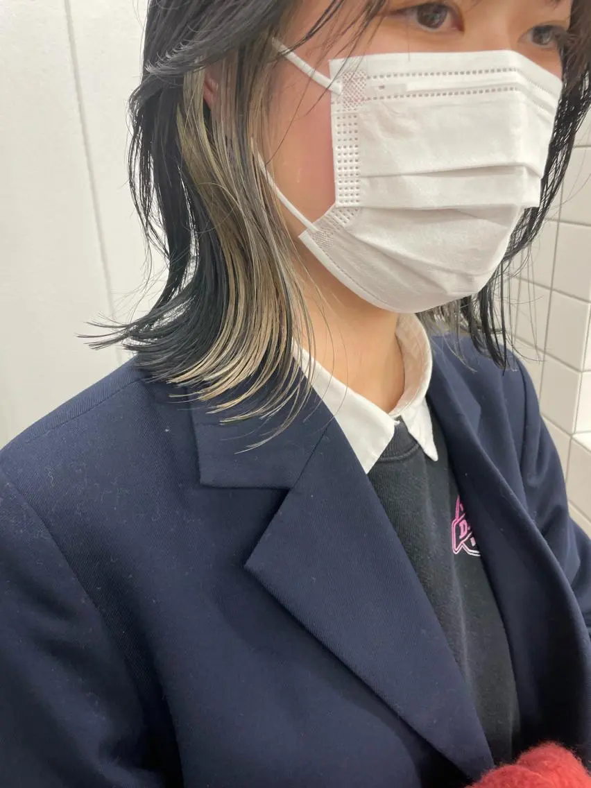 ミディアム カラー ヘアカラー 関 京磨のヘアスタイル