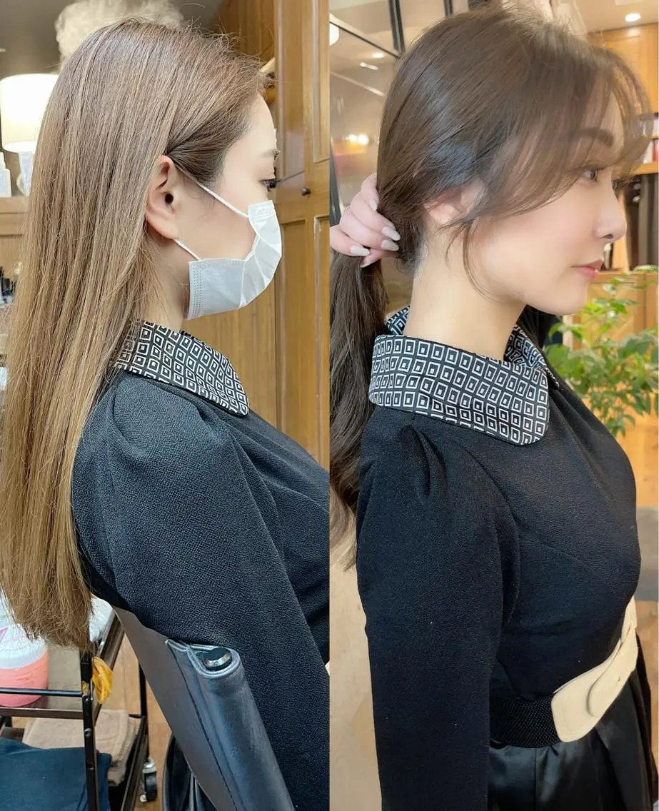 ロング 開發 智也のヘアスタイル