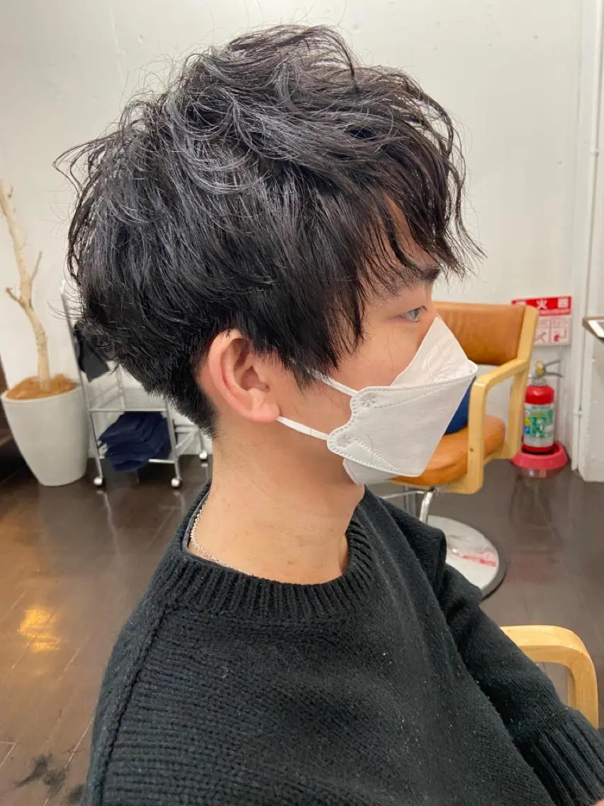 ミディアム カラー パーマ ヘアアレンジ メンズ キッズ ネイル マツエク・マツパ アイブロウ ミディアムパーマ メンズパーマ 眉カラー トリートメント 久木原 ゆりのヘアスタイル