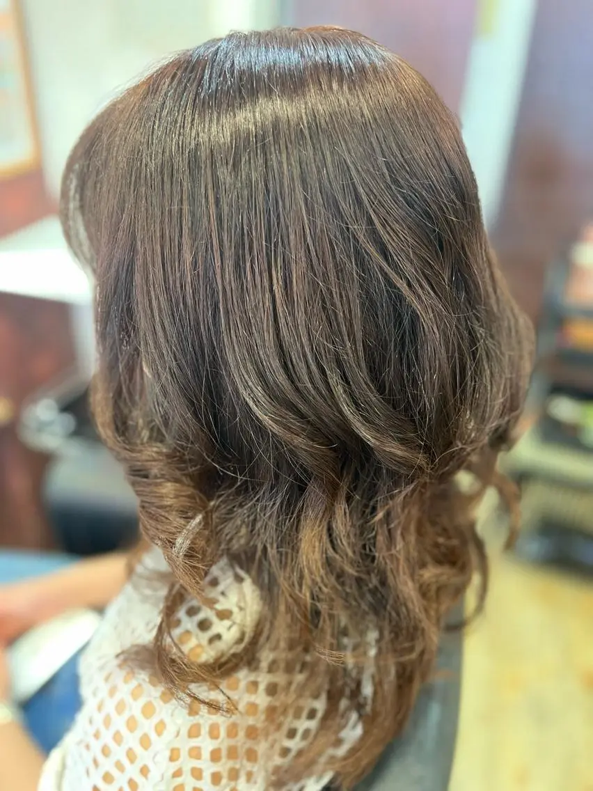 ロング カラー 織田 英之のヘアスタイル