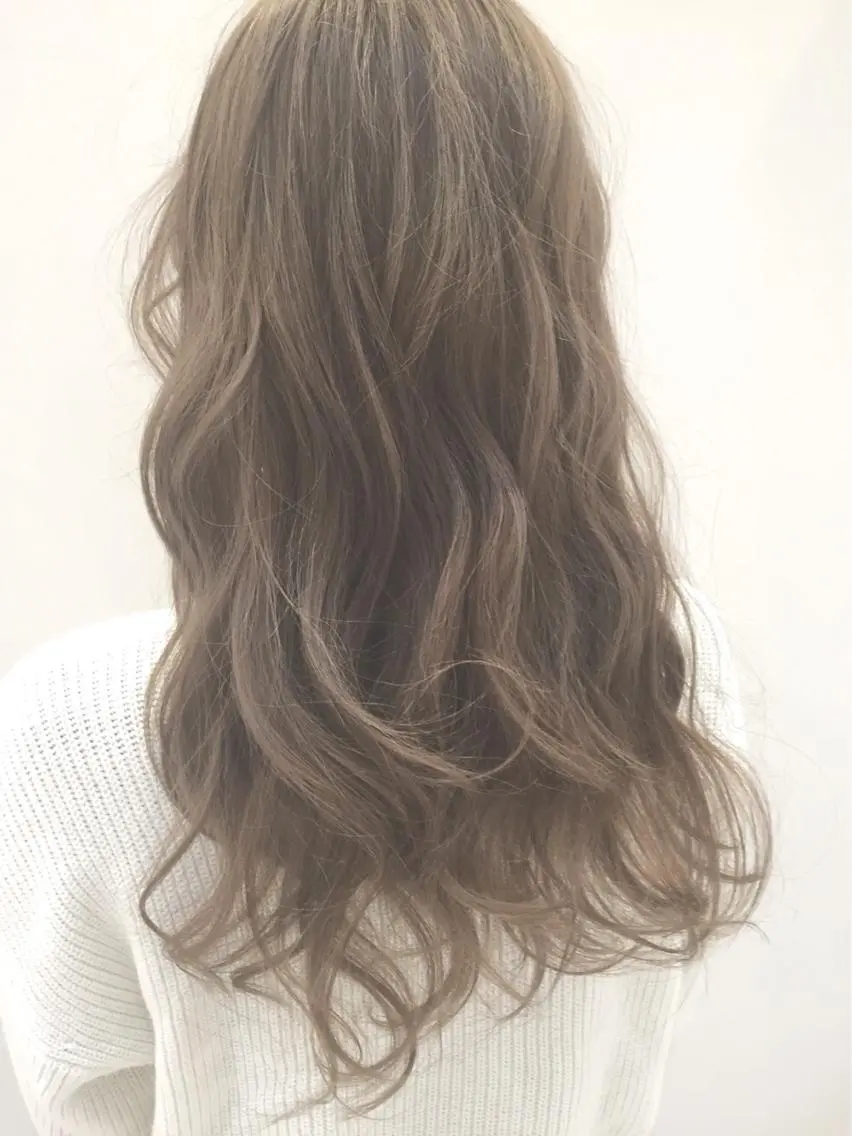 ロング カラー 外国人風カラー ハイトーン×髪質改善 KENTAのヘアスタイル