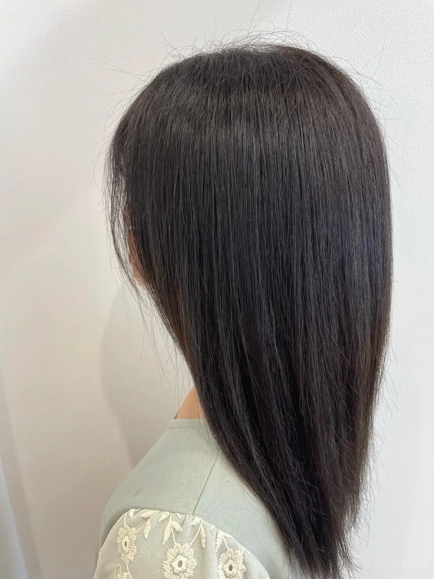 セミロング カラー アッシュ アッシュグレー Pupu lash ‪ ꪔ̤のマツエク・マツパデザイン
