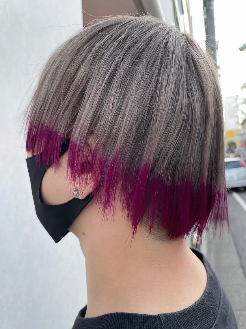 ショート カラー メンズ ヘアカラー 【店長】 草間大輔のヘアスタイル