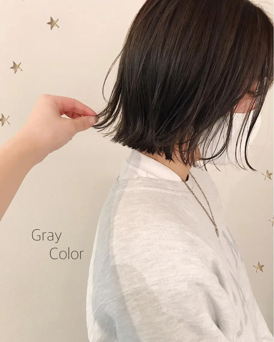 ショート カラー カット ヘアカラー 市川 千夏のヘアスタイル