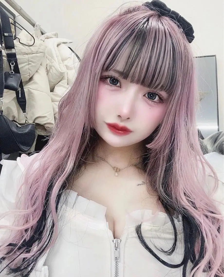 セミロング シールエクステ エクステ エクステ 美魔女 美容師NAOのヘアスタイル