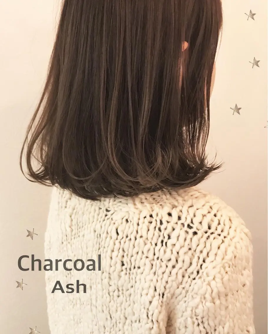 ミディアム カラー 市川 千夏のヘアスタイル