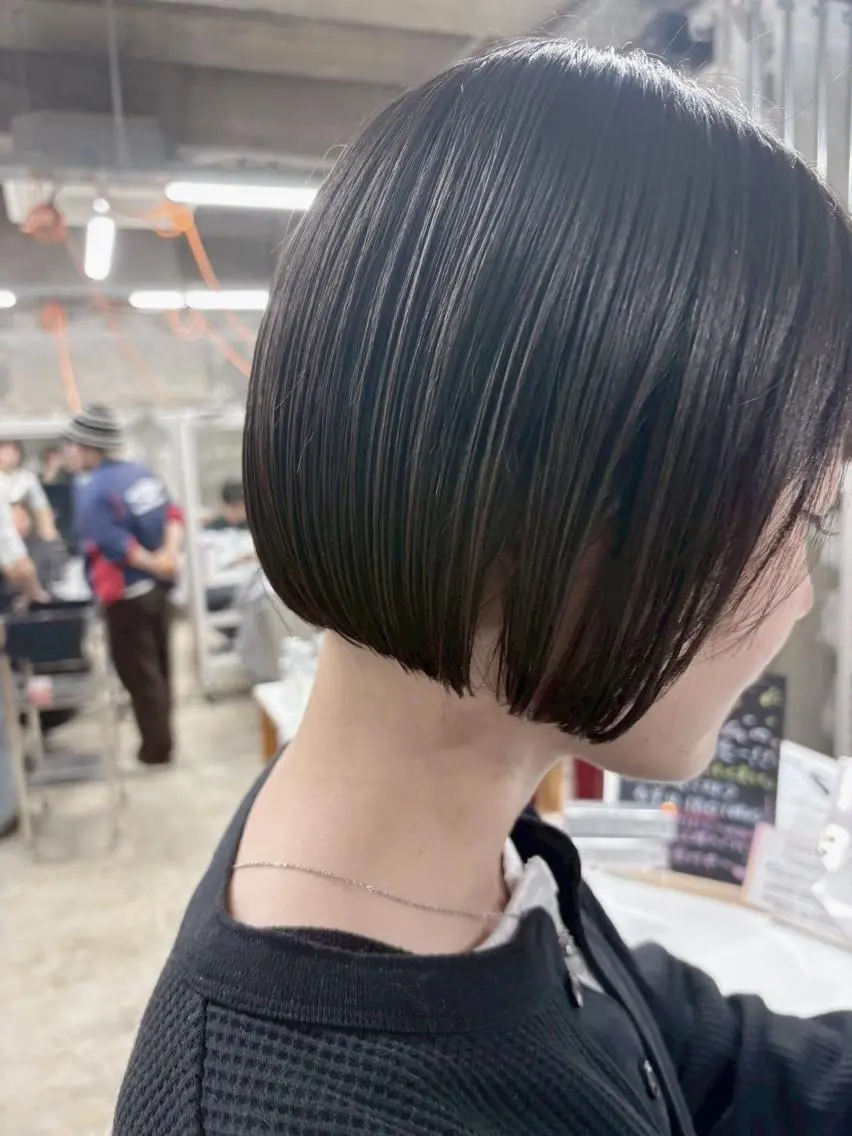 ショート ボブ カット トリートメント トレンドパーマ/ ボブ🌰くりーわのヘアスタイル