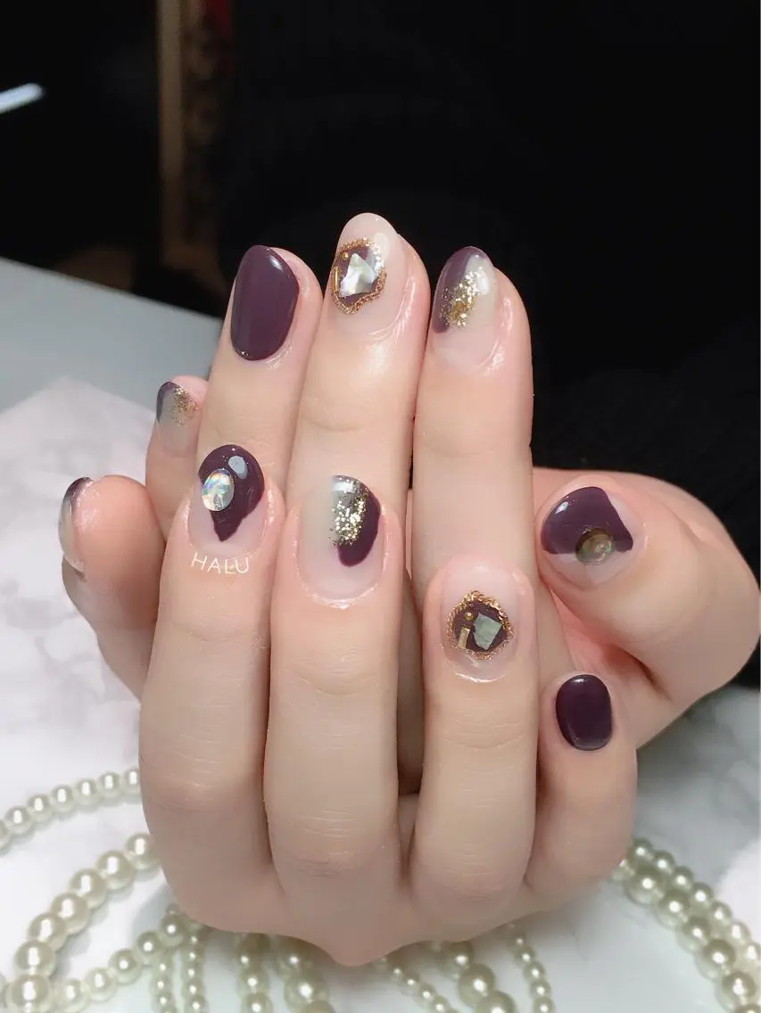 ネイル キラキラネイル HALU ハルのネイルデザイン