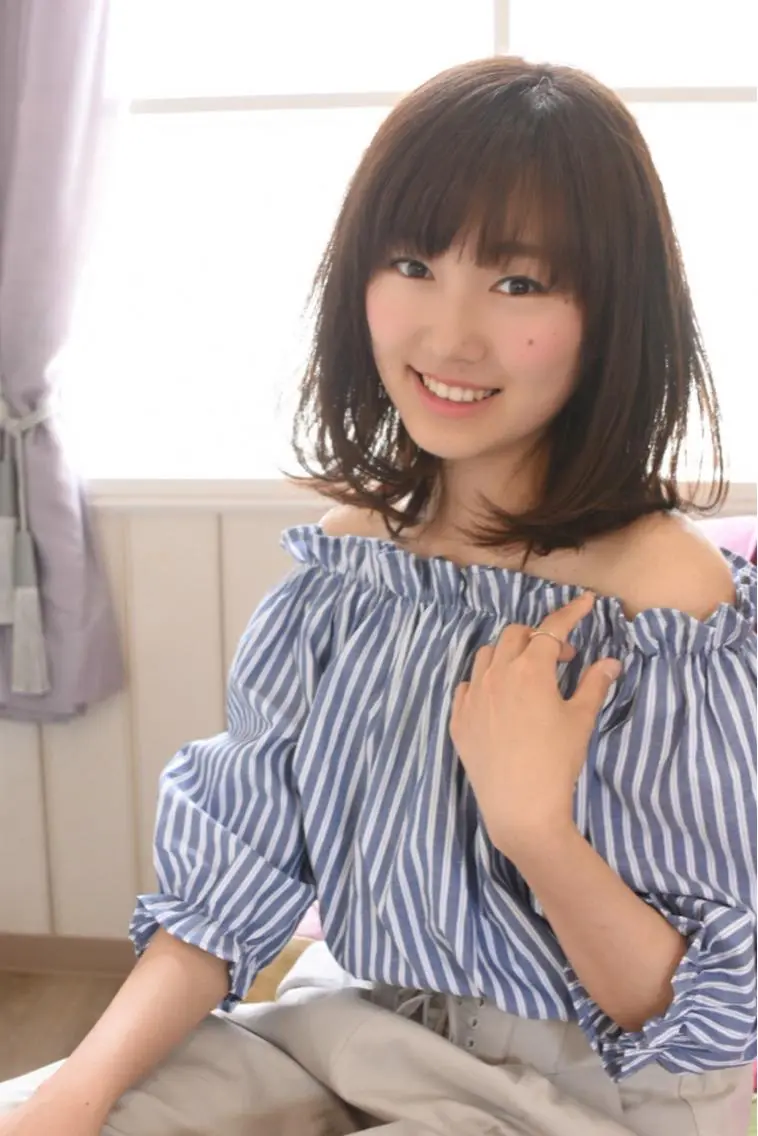 ミディアム 中村 瑛秀のヘアスタイル