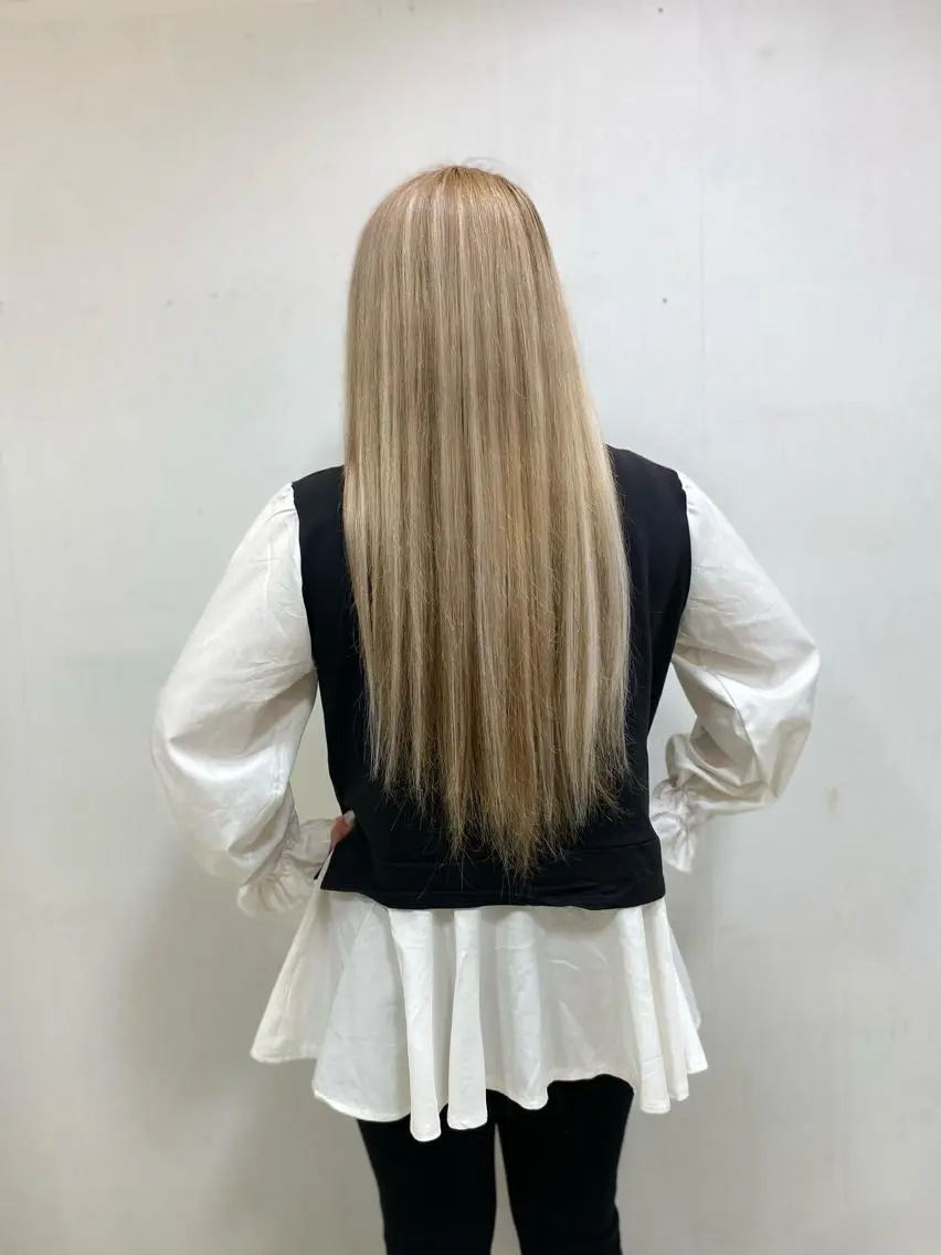 セミロング カラー パーマ ヘアアレンジ メンズ キッズ ネイル マツエク・マツパ アイブロウ 🧡可愛い色落ち🧡 ハイトーン特化🧡のヘアスタイル