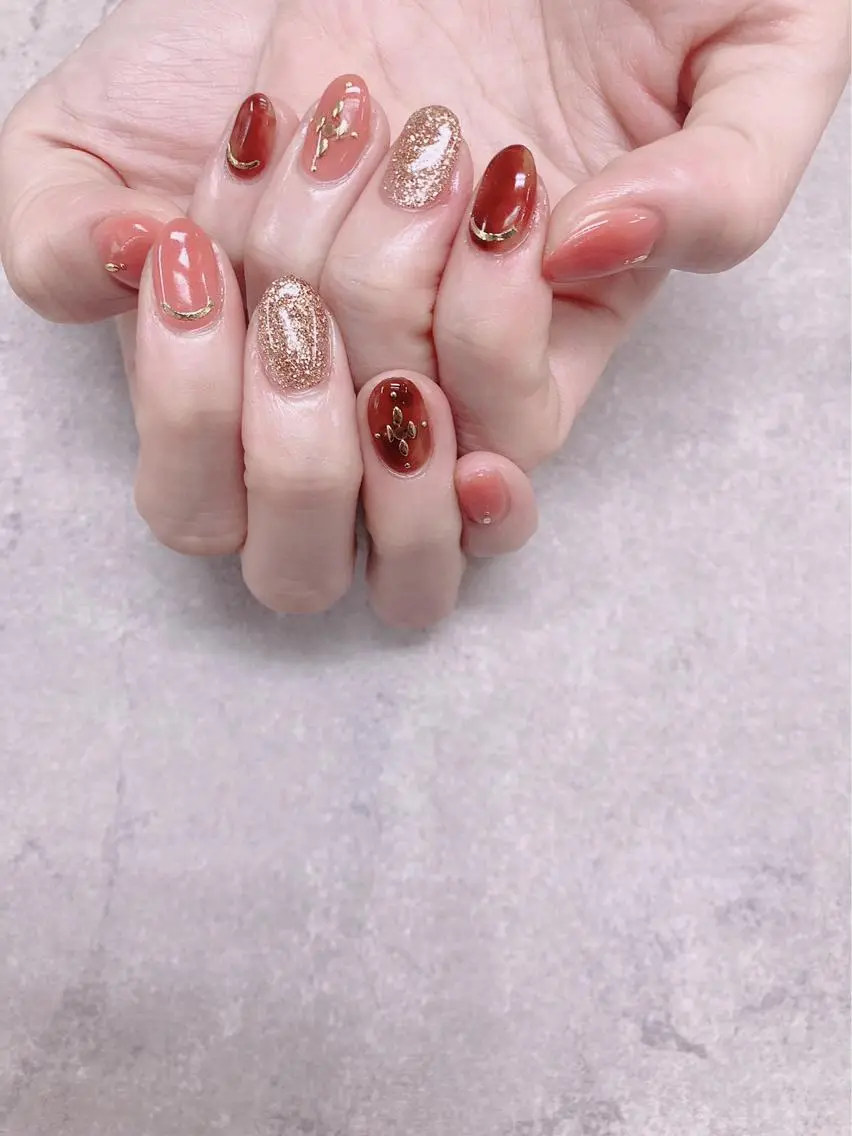 ネイル べっ甲ネイル FASTNAIL PLUS 新宿店のネイルデザイン