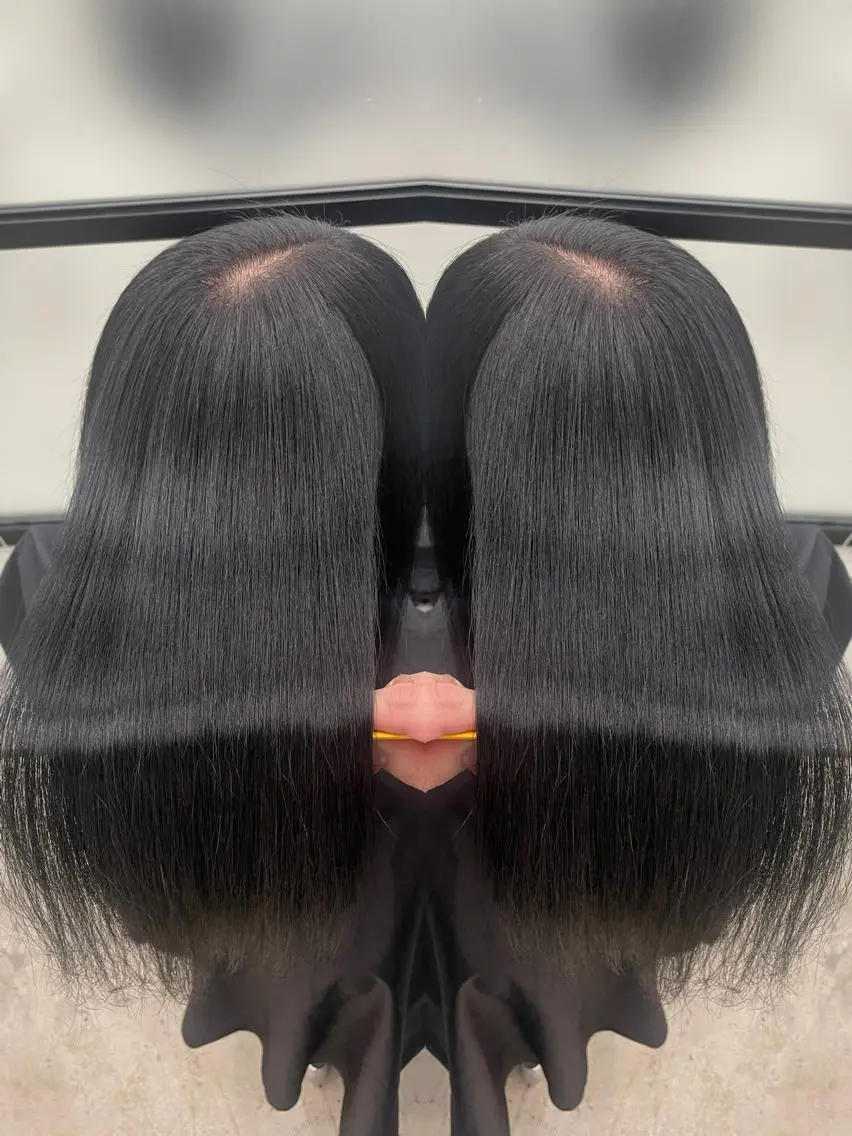 セミロング カラー トリートメント ヘアカラー 縮毛矯正 トリートメント 髪質改善ヘアエステ Soruhaのヘアスタイル