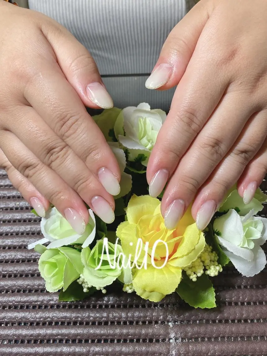 ネイル ラメ(グリッター) ラメグラデーション ハンドネイル Nail10 Kakoのネイルデザイン