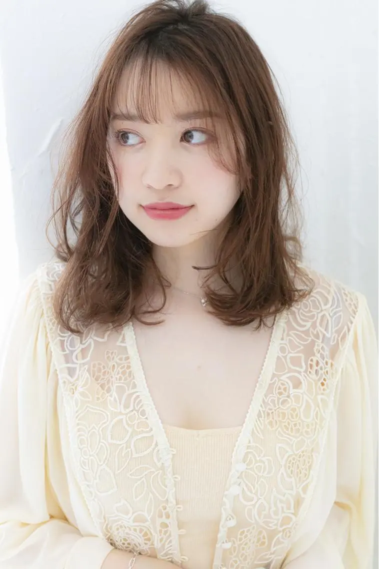 ミディアム カラー 小顔カット 🧙『代表』平田 祥己✨のヘアスタイル