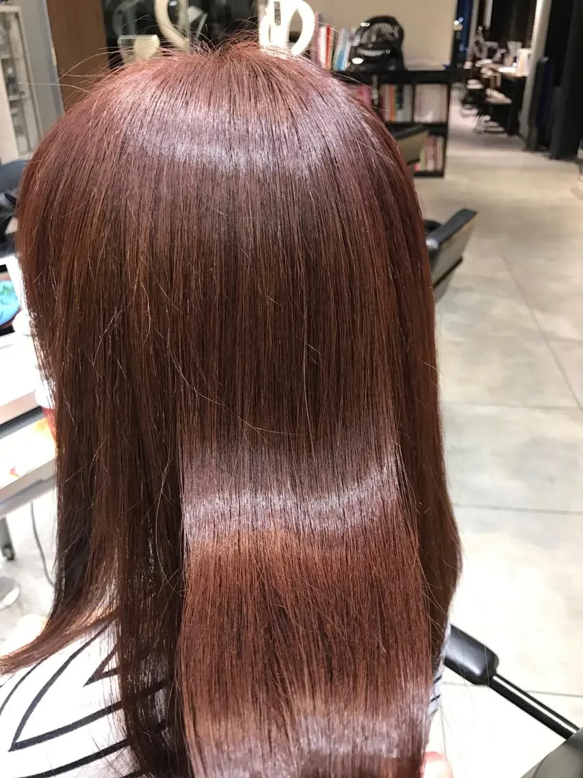 ミディアム カラー パーマ ベージュカラー ピンクカラー ピンクベージュ ショートの神✨AFL OAT 井上康平のヘアスタイル