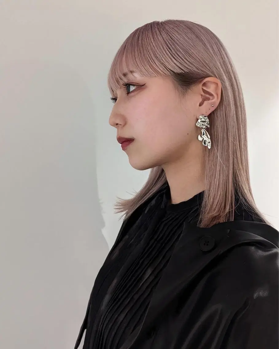 ミディアム カラー パーマ ヘアアレンジ メンズ キッズ ネイル マツエク・マツパ アイブロウ エクステモデル募集 💗大阪梅田/川上のヘアスタイル