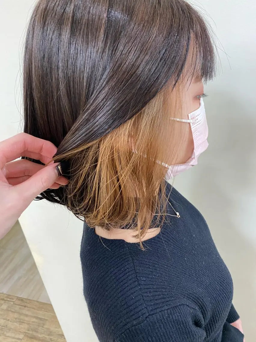カラー SALOWIN栄 高須大貴のヘアスタイル