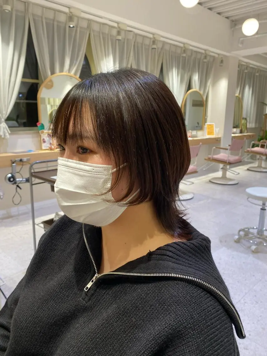 ミディアム soil ミヤタケのヘアスタイル