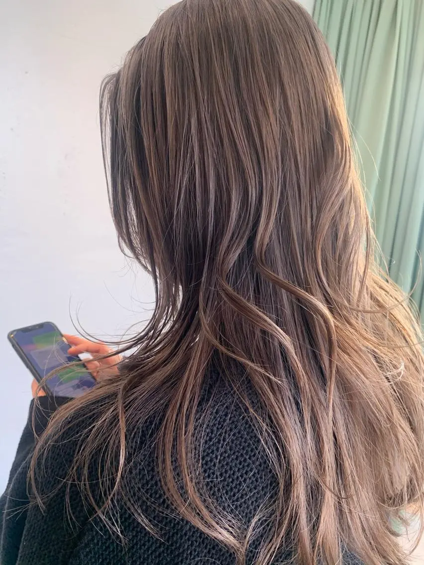 ロング カラー RISAKO レイヤーカット🎀のヘアスタイル