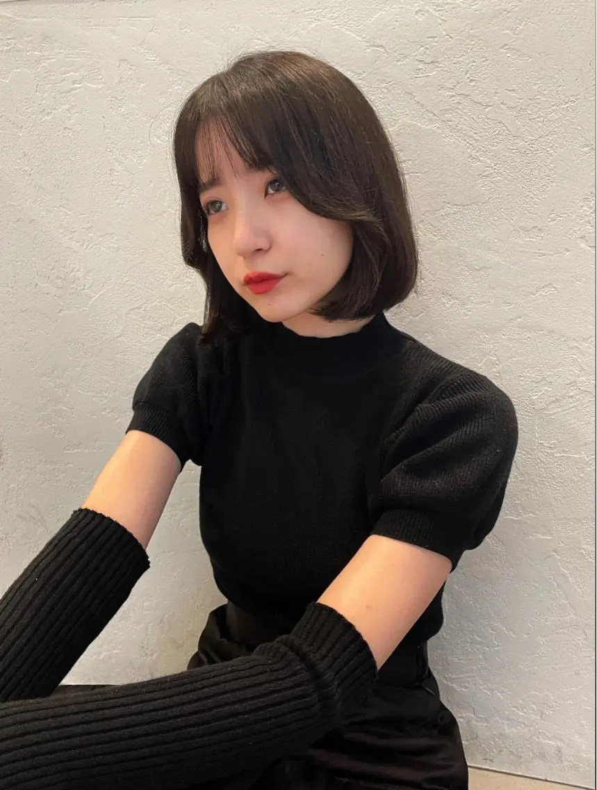 ショート カラー カット ヘアカラー トリートメント レイヤーカット🎀 kanaのヘアスタイル