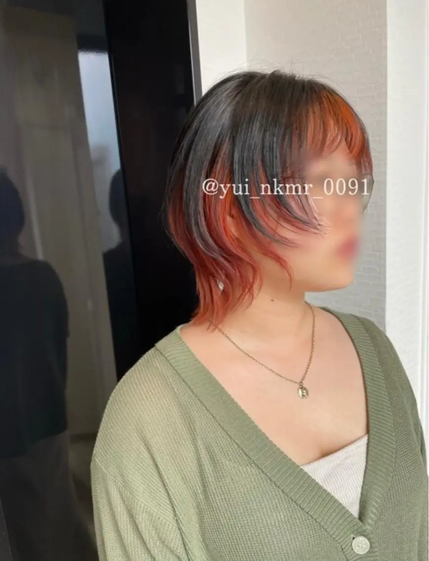 ショート カラー ヘアカラー&縮毛矯正 STAR☆RIVERのヘアスタイル