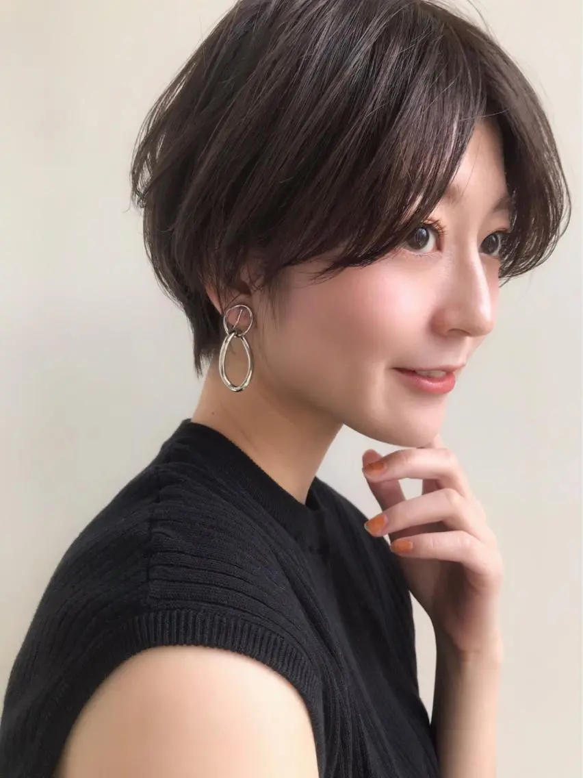 ショート カット ヘアカラー トリートメント 艶髪ショートの匠✂️ 錦糸町佐藤店長のヘアスタイル