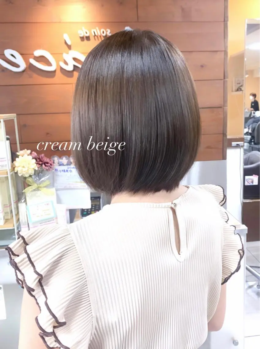 ショート ヘアカラー レイヤー/艶髪カラー 森本くるみのヘアスタイル