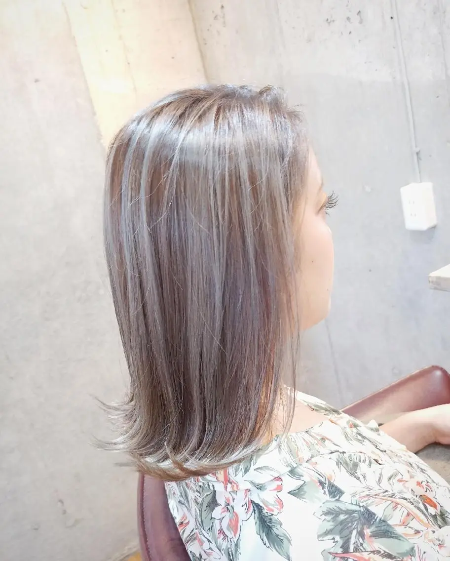 ミディアム カラー パーマ ヘアアレンジ カット ヘアカラー トリートメント ヘアセット 6月オープン♪豊見城 Lodattu✁清水のヘアスタイル