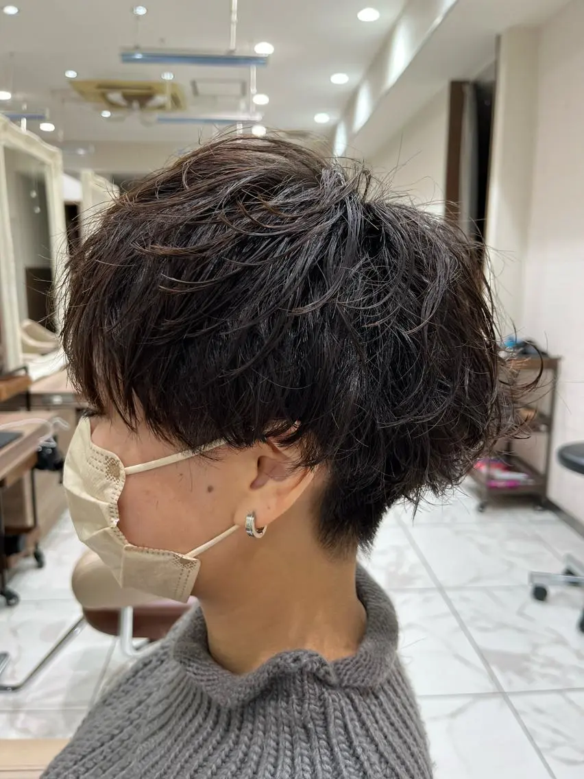ショート パーマ カット パーマ REM【阿佐ヶ谷】 MEGUのヘアスタイル