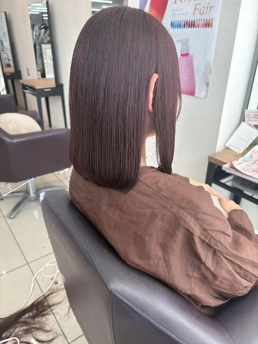 ミディアム BbyC justbeautyのヘアスタイル