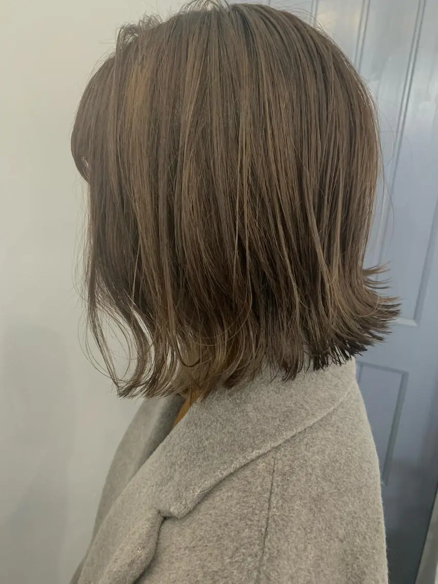 ミディアム ヘアカラー トリートメント 舘谷 愛莉のヘアスタイル