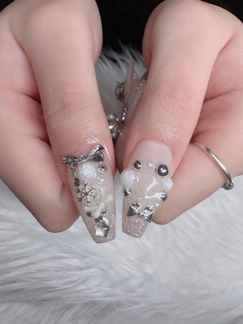 ネイル フレンチネイル ジェルネイル ハロウィン 韓国ネイル マグネットネイル ハンドネイル H.baby Nail Salonのネイルデザイン