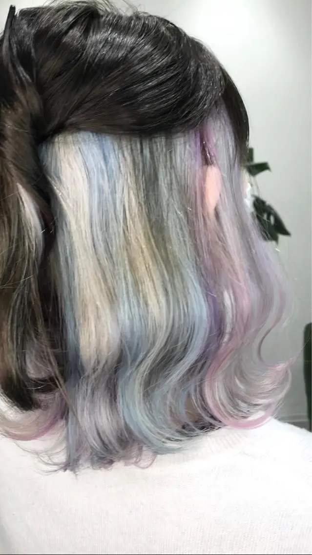 ミディアム カラー ヘアカラー LOOP hairのヘアスタイル