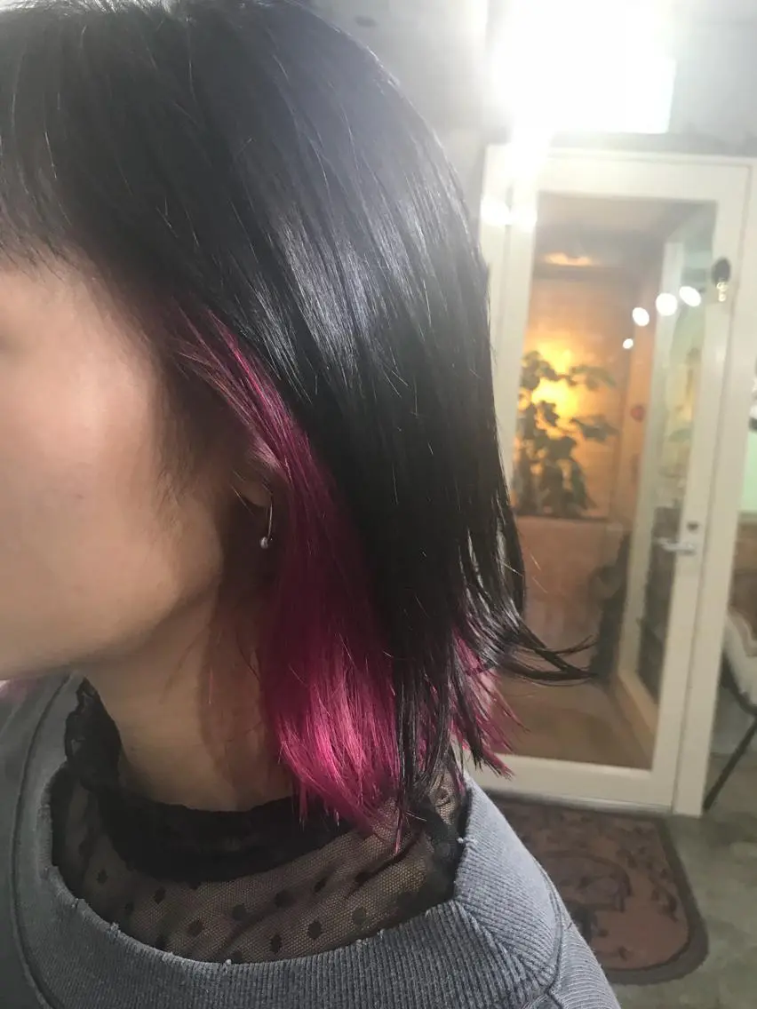 ショート カラー パーマ ヘアアレンジ メンズ キッズ ネイル マツエク・マツパ メンズインナーカラー インナーカラー サロンドミルク 渋谷高比良のヘアスタイル