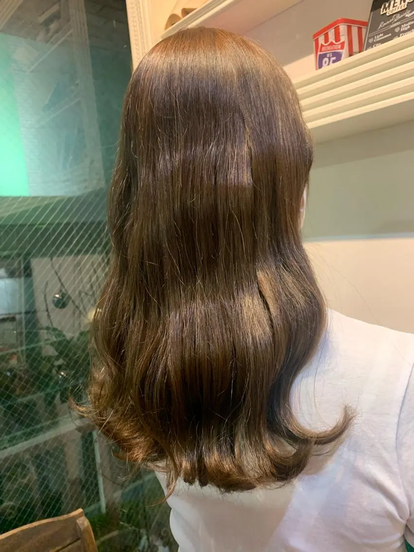 ロング ヘアカラー トリートメント ヘッドスパ ヘアセット 大宮/山口 竣也のヘアスタイル