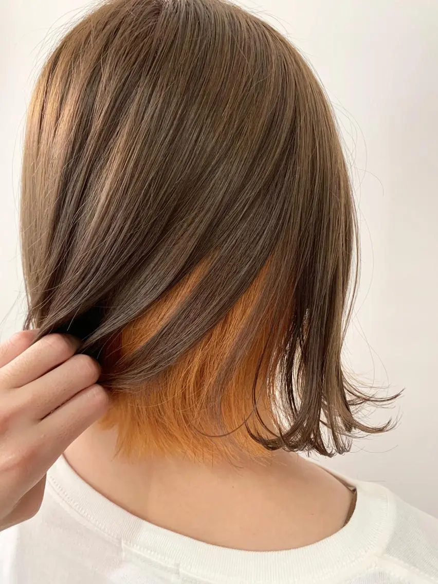 ショート カラー ヘアカラー トリートメント 髪質改善will hairdesignのヘアスタイル