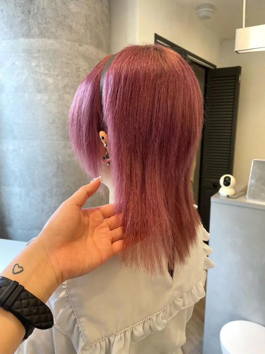 カラー ヘアカラー トリートメント 艶髪ハイトーンカラー kana♡のヘアスタイル