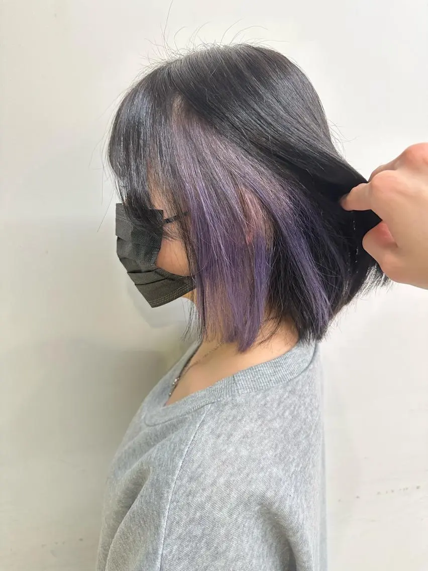 ミディアム カラー ヘアカラー トリートメント ヘアセット 🪄池袋ハイトーン 🪄ブリーチカラーのヘアスタイル