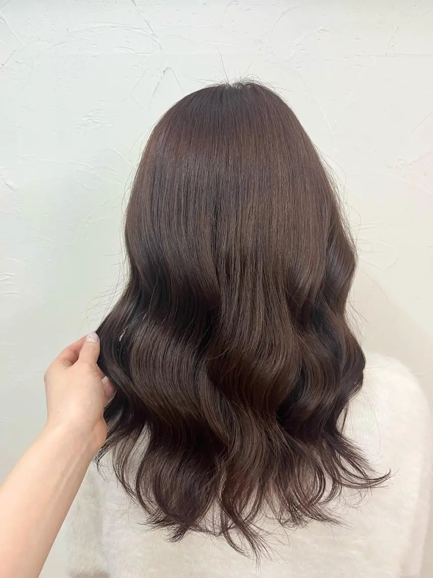 セミロング カラー ヘアカラー トリートメント 櫻田 真紀のヘアスタイル