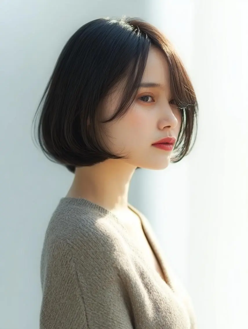 ショート ハッシュカット 髪質改善 レイヤーカット 縮毛矯正 トリートメント カット ヘアカラー トリートメント 生艶髪&レイヤー🔔 渋谷お薦めNo.1✨のヘアスタイル