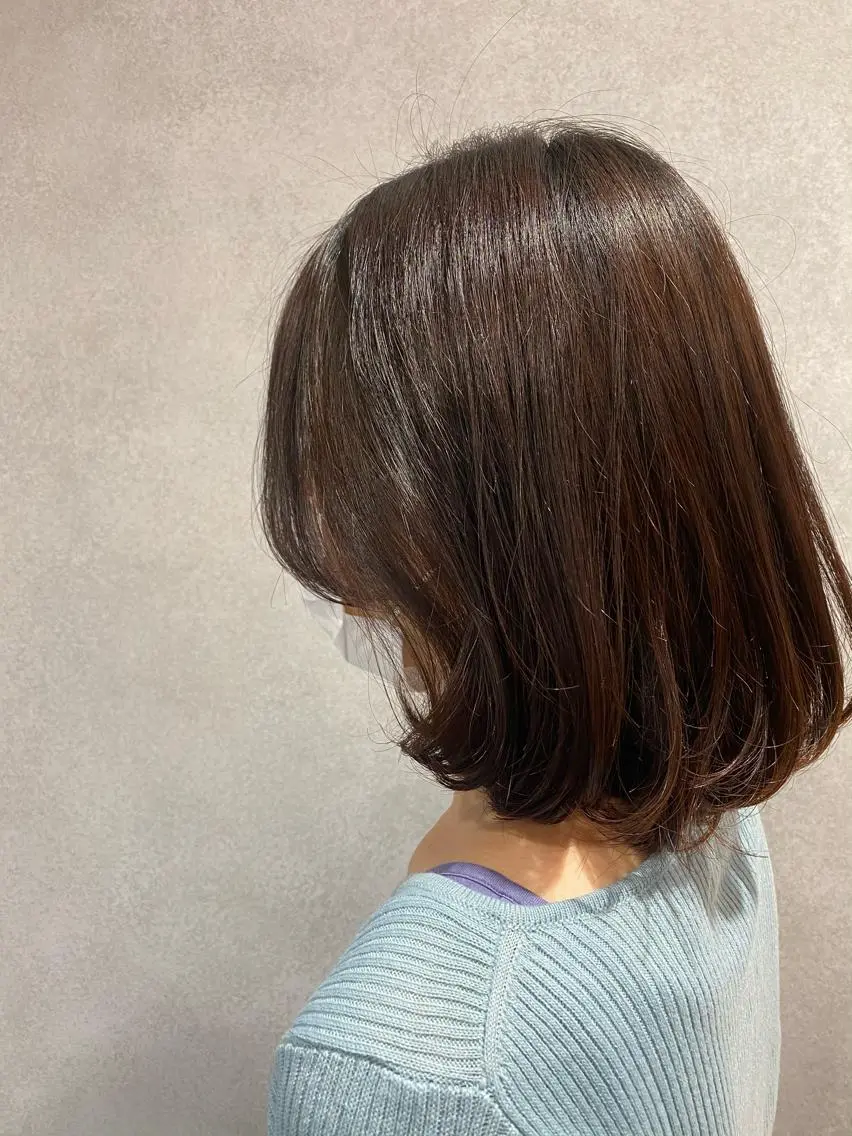 ショート パーマ カット パーマ トリートメント 韓国hair ·͜· watanabeのヘアスタイル