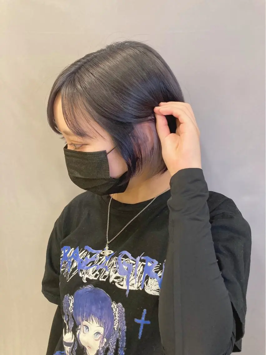 ショート カラー ヘアカラー トリートメント 宮原 佳苗のヘアスタイル