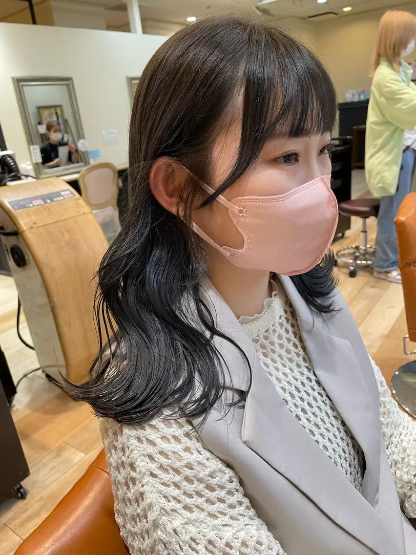 セミロング 亀川蓮 Agu hairのヘアスタイル