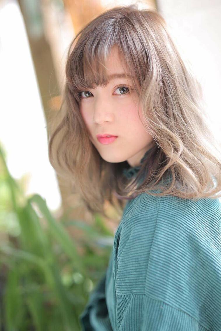 セミロング 小川 海のヘアスタイル